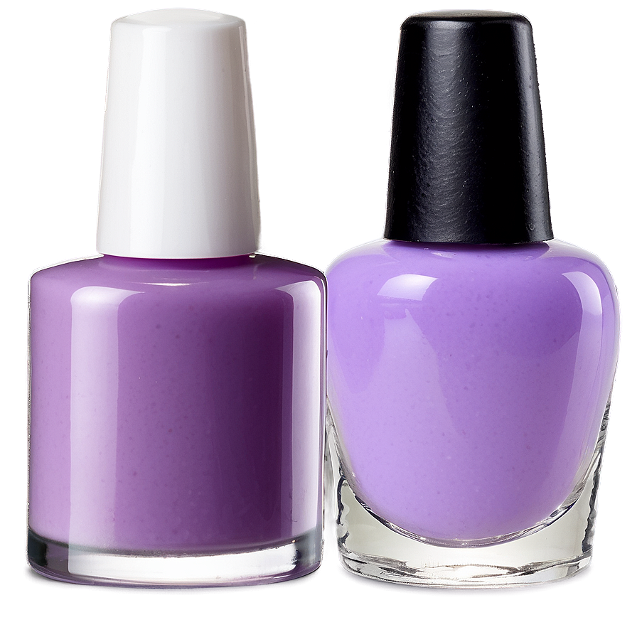 Lavender Nail Polish Bottle Png 06292024