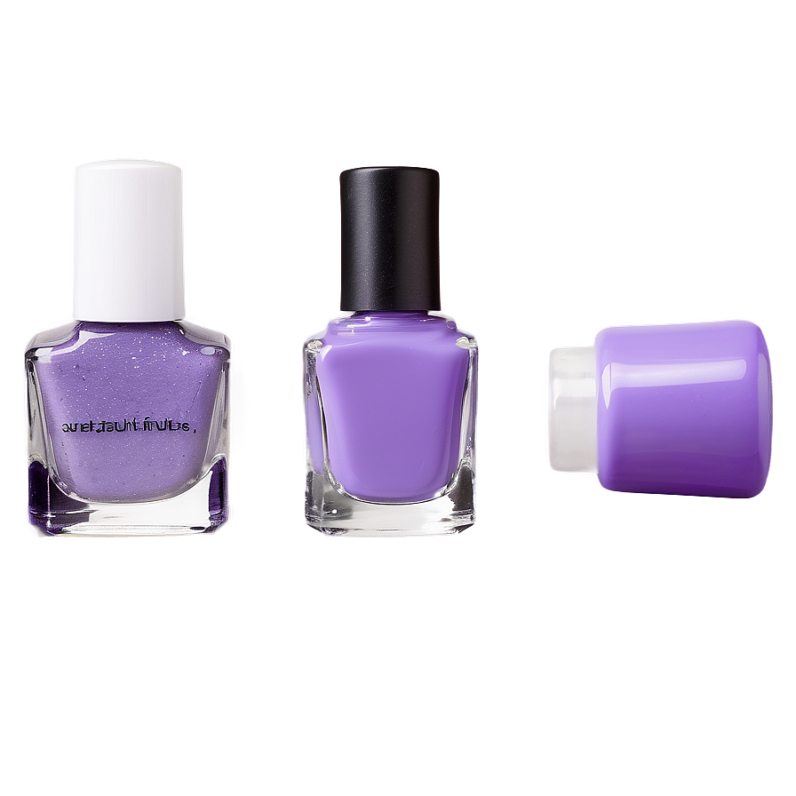 Lavender Nail Polish Bottle Png Mnd21