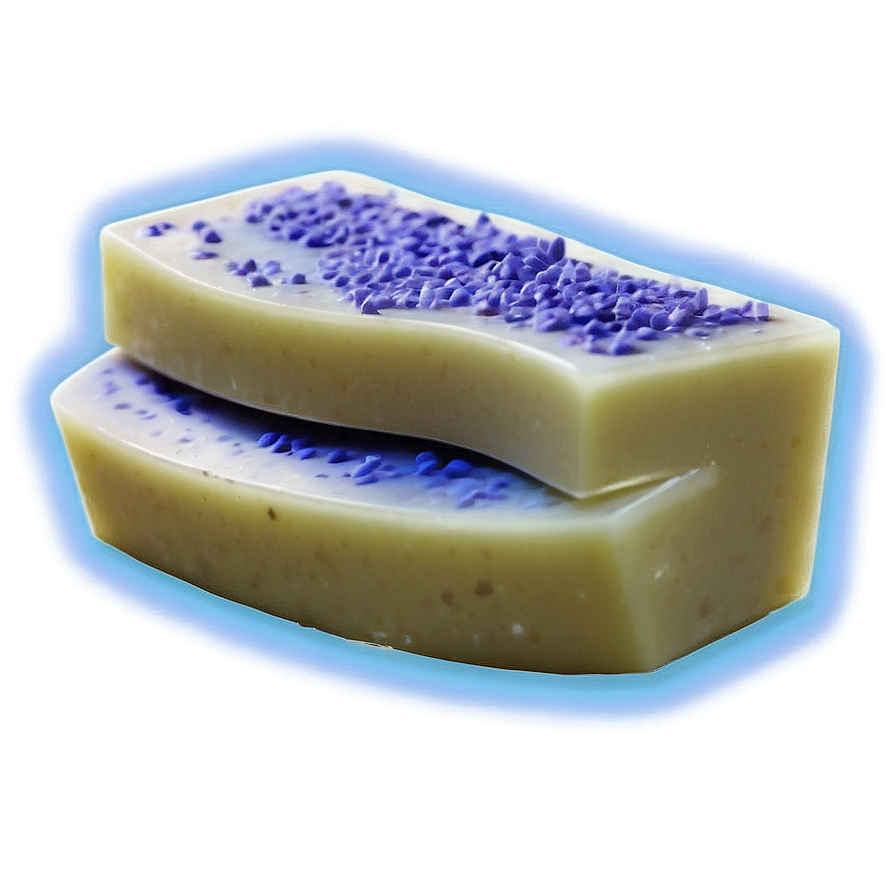 Lavender Soap Slice Png 15