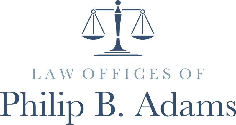 Law Offices Philip B Adams Scales Logo