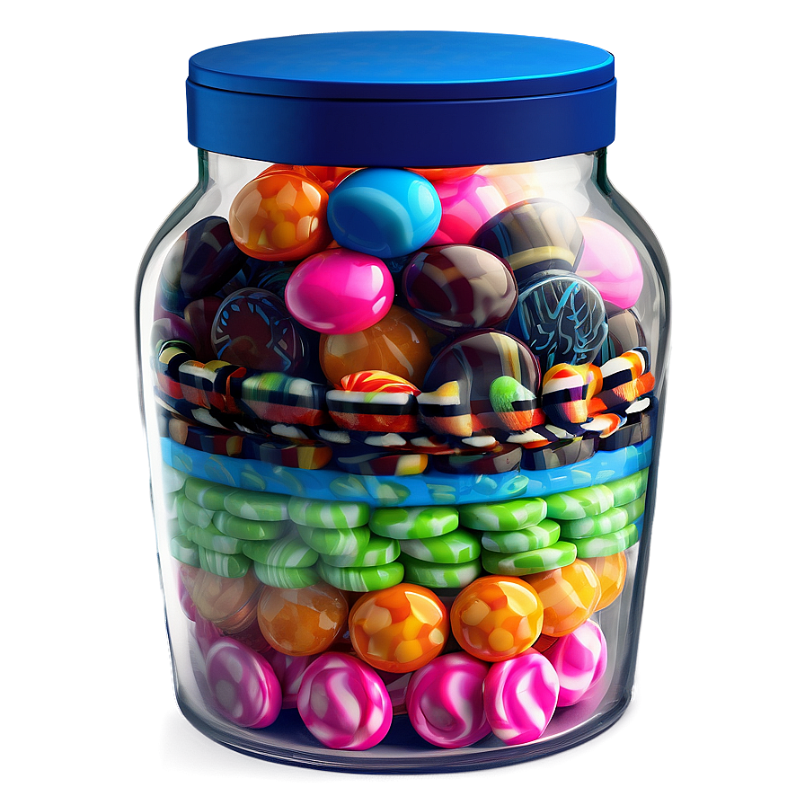 Layered Candy Jar Png Uqb