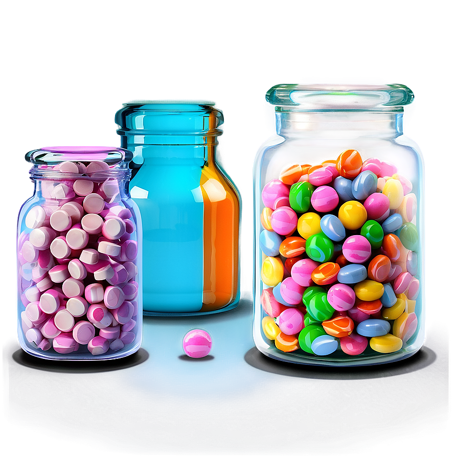 Layered Candy Jar Png Xmq87