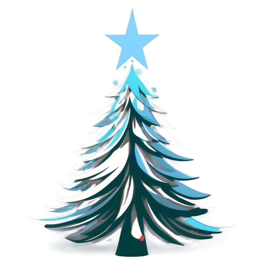 Layered Christmas Tree Silhouette Png 06132024