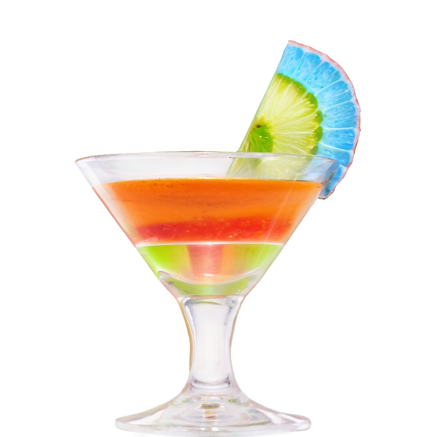 Layered Cocktail Glass Png 06212024