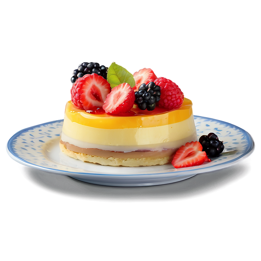 Layered Fruit Flan Recipe Png Lsx