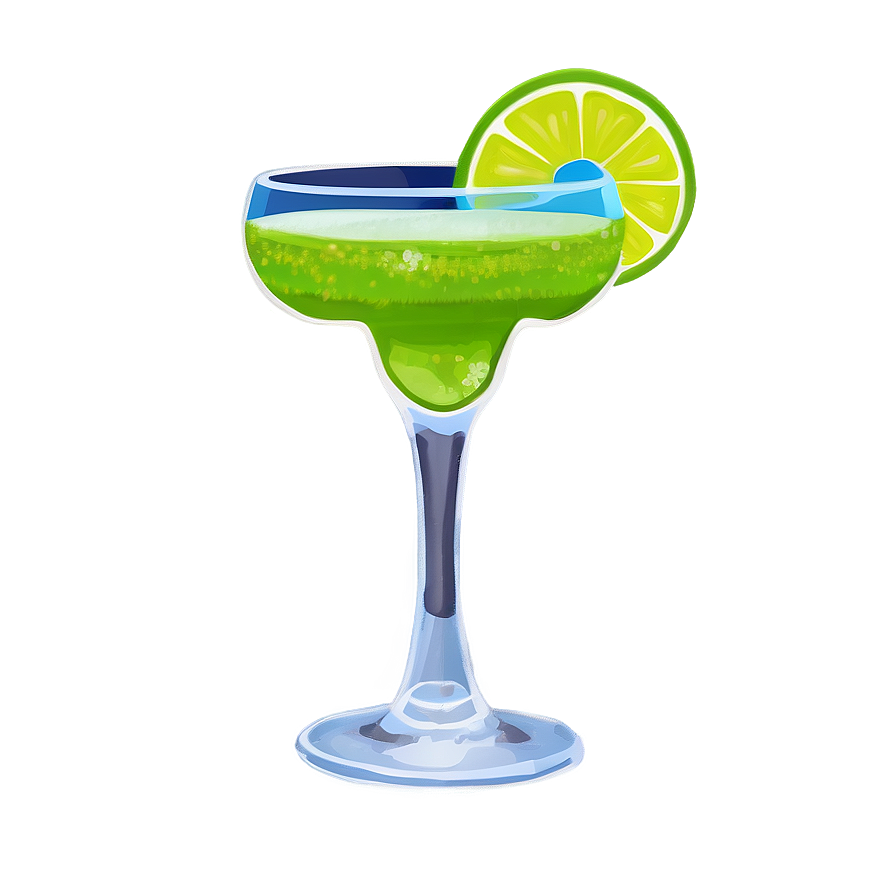 Layered Margarita Glass Png 06292024