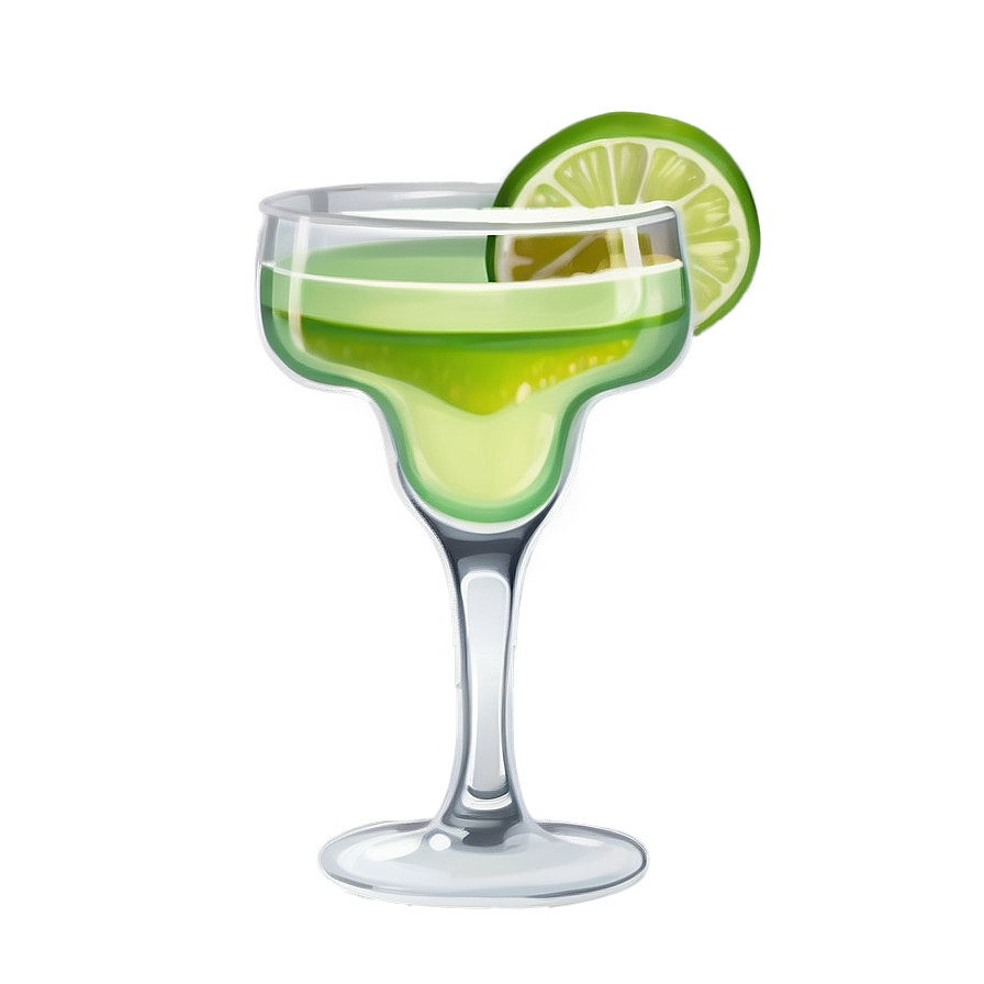 Layered Margarita Glass Png Qug79