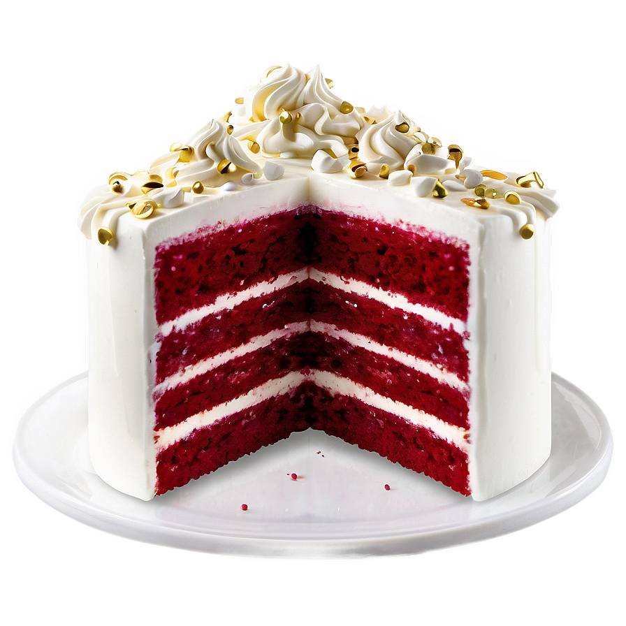 Layered Red Velvet Cake Png Wvt78