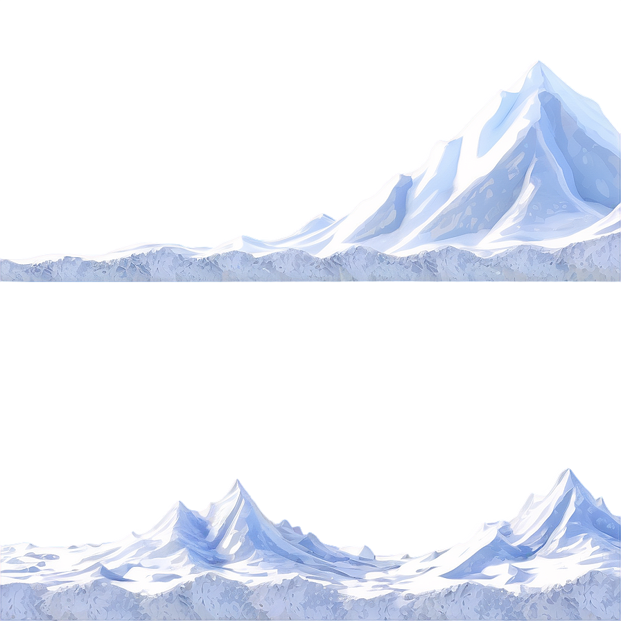 Layered Snow Pile Png Bac