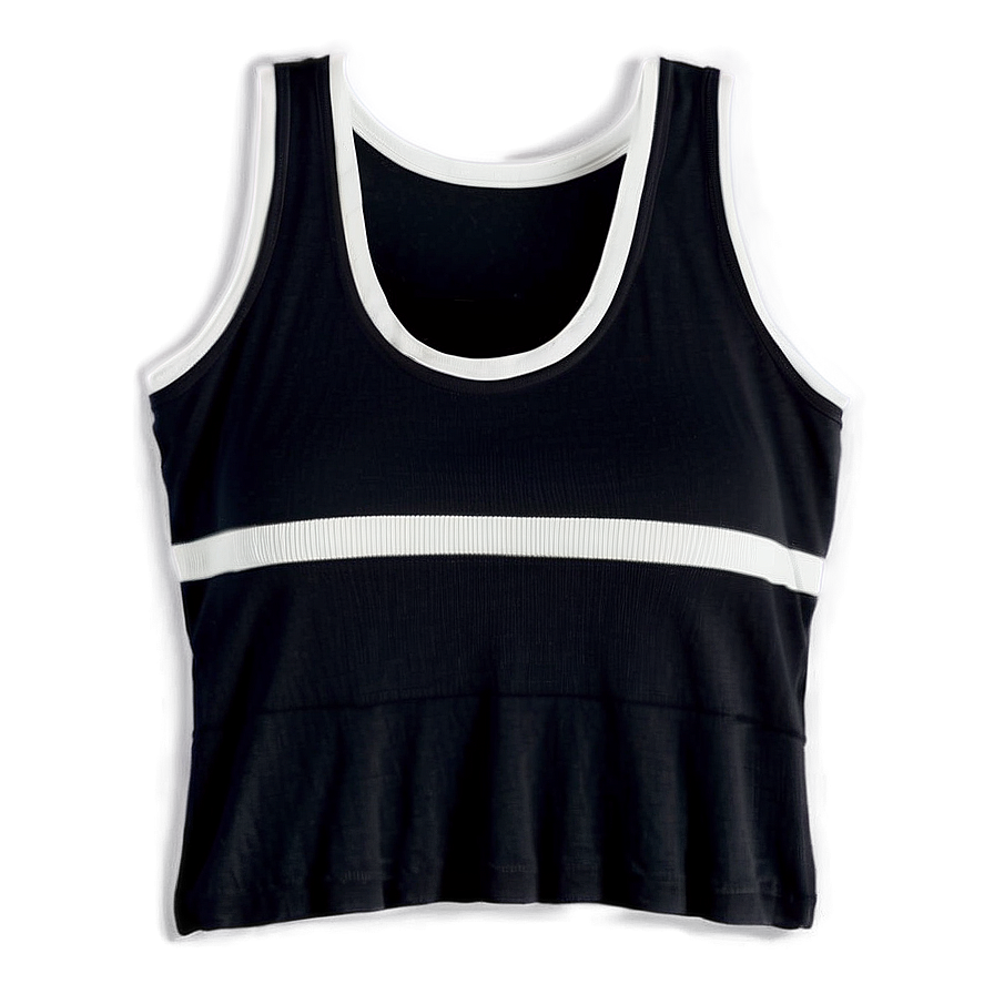 Layering Black Tank Top Png Thu