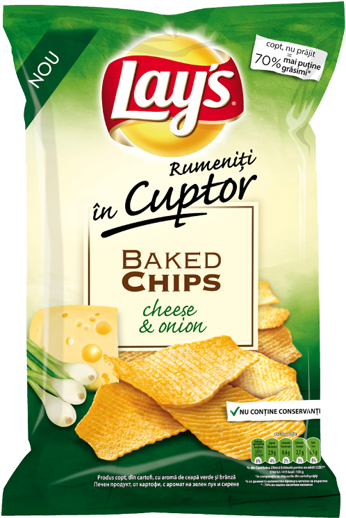 Lays Baked Cheese Onion Chips Package