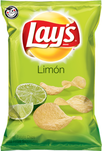 Lays Limon Flavored Potato Chips Package