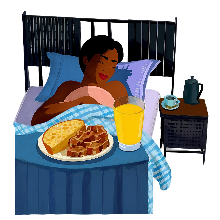 Lazy Breakfast In Bed Png Fsq74