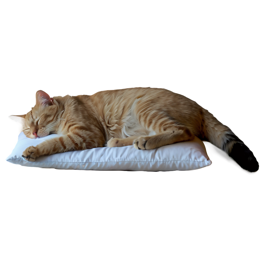 Lazy Cat Sleeping Png 10