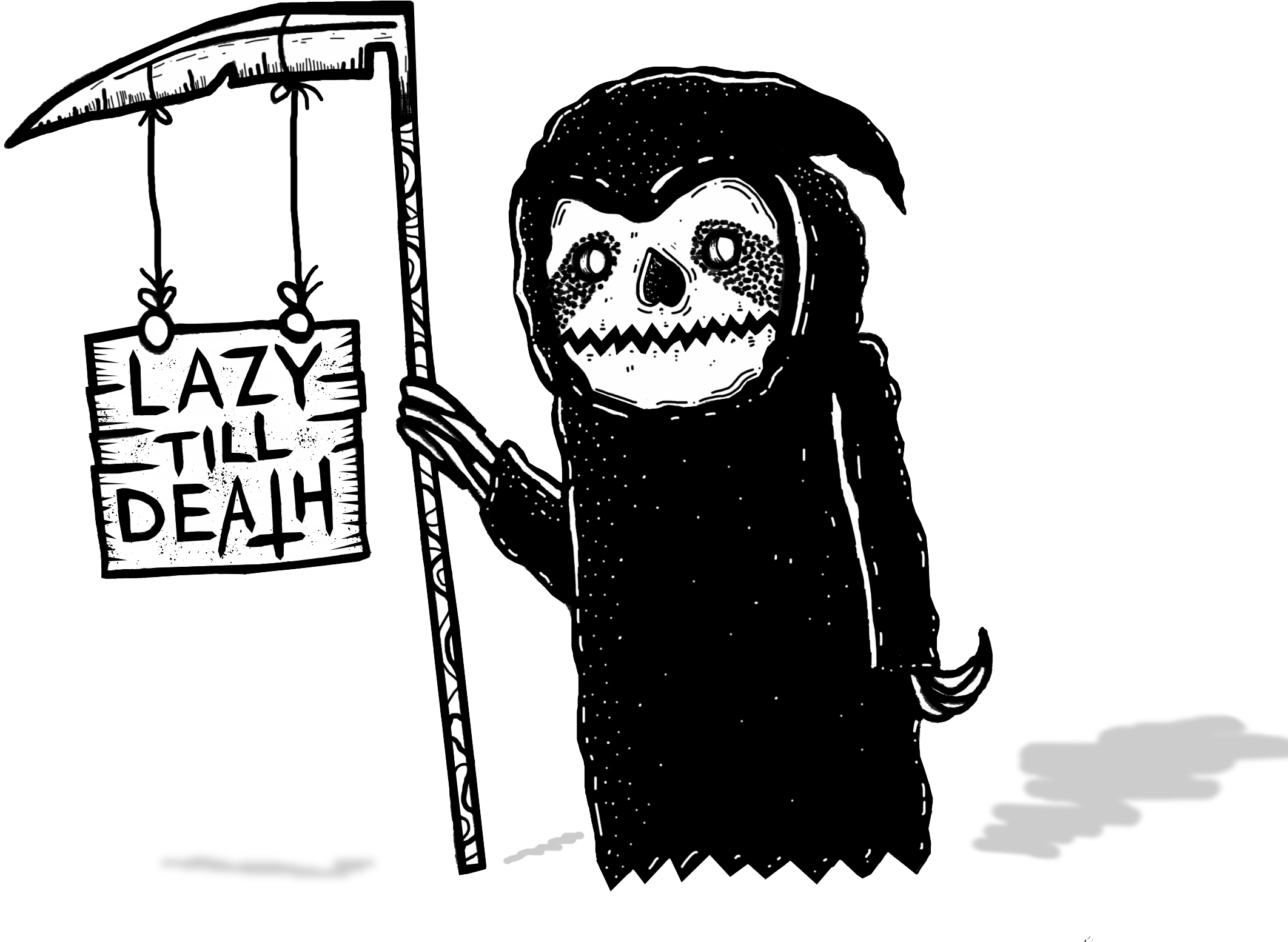 Lazy Till Death_ Grim Reaper Cartoon