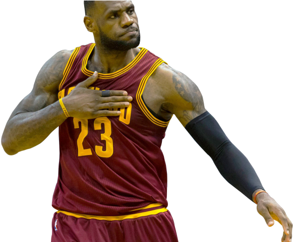 Le Bron James Cleveland Cavaliers Action Pose