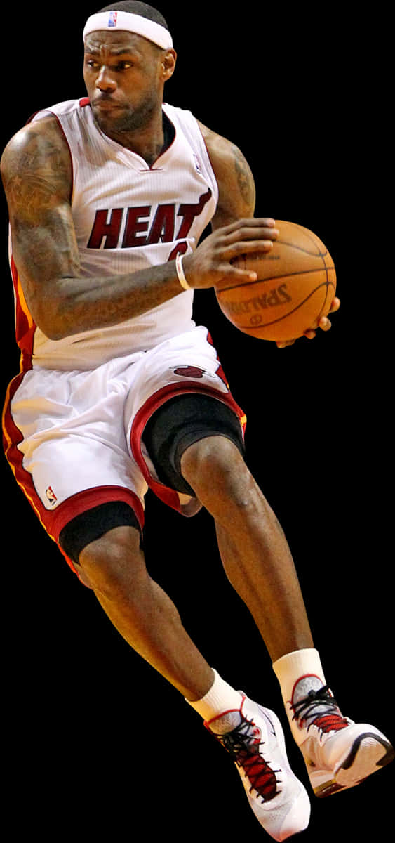 Le Bron James Miami Heat Action Shot