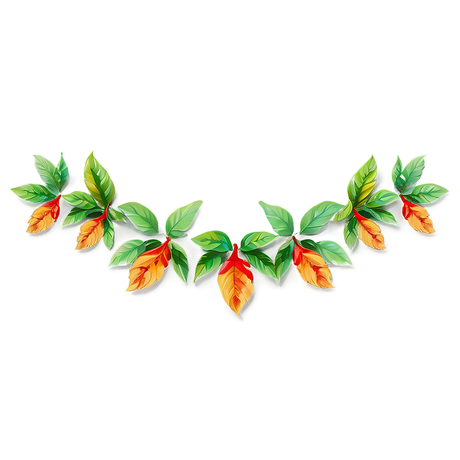 Leaf Garland Png Sjb