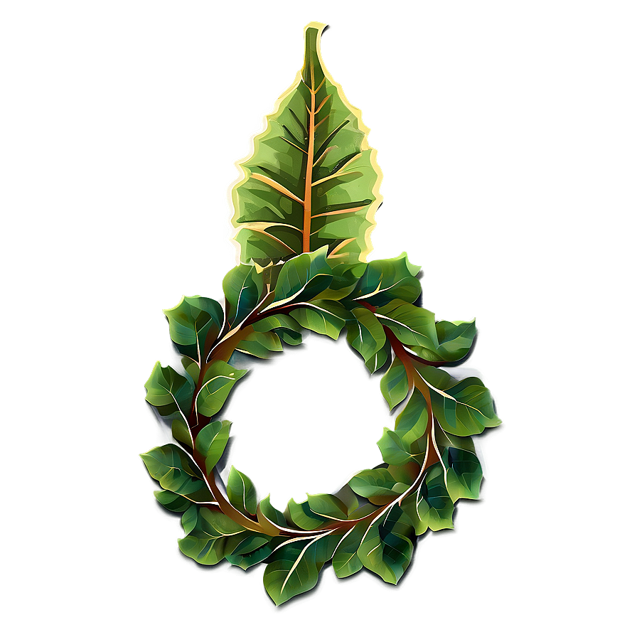 Leaf Wreath Png Sry