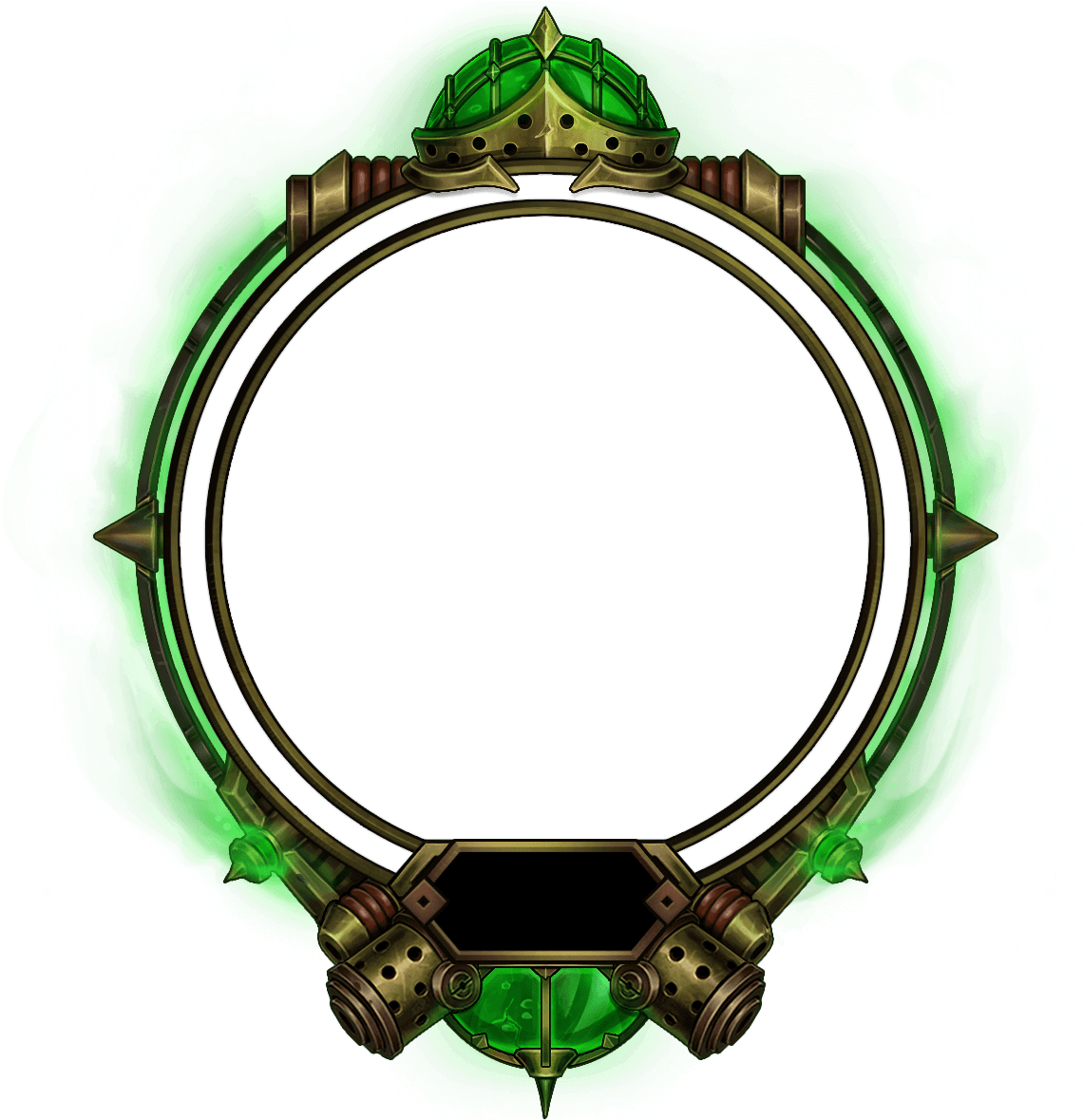 Leagueof Legends Green Circular Frame