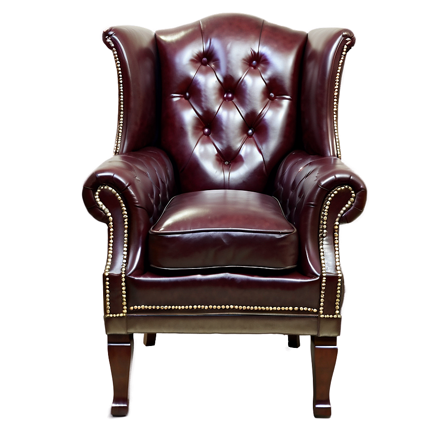 Leather Armchair Furniture Png 06252024