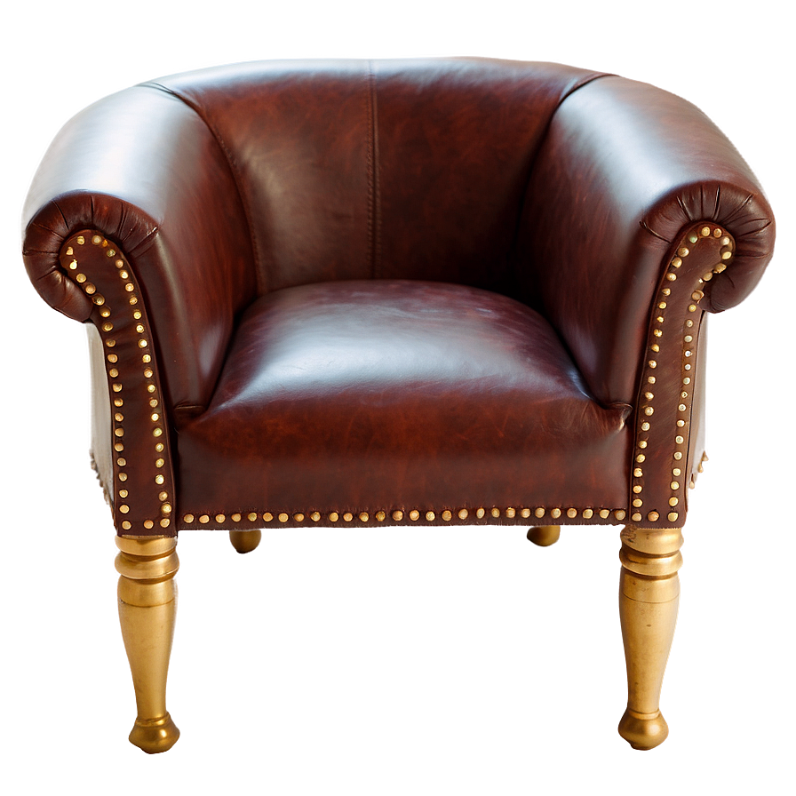 Leather Armchair Furniture Png Avw62