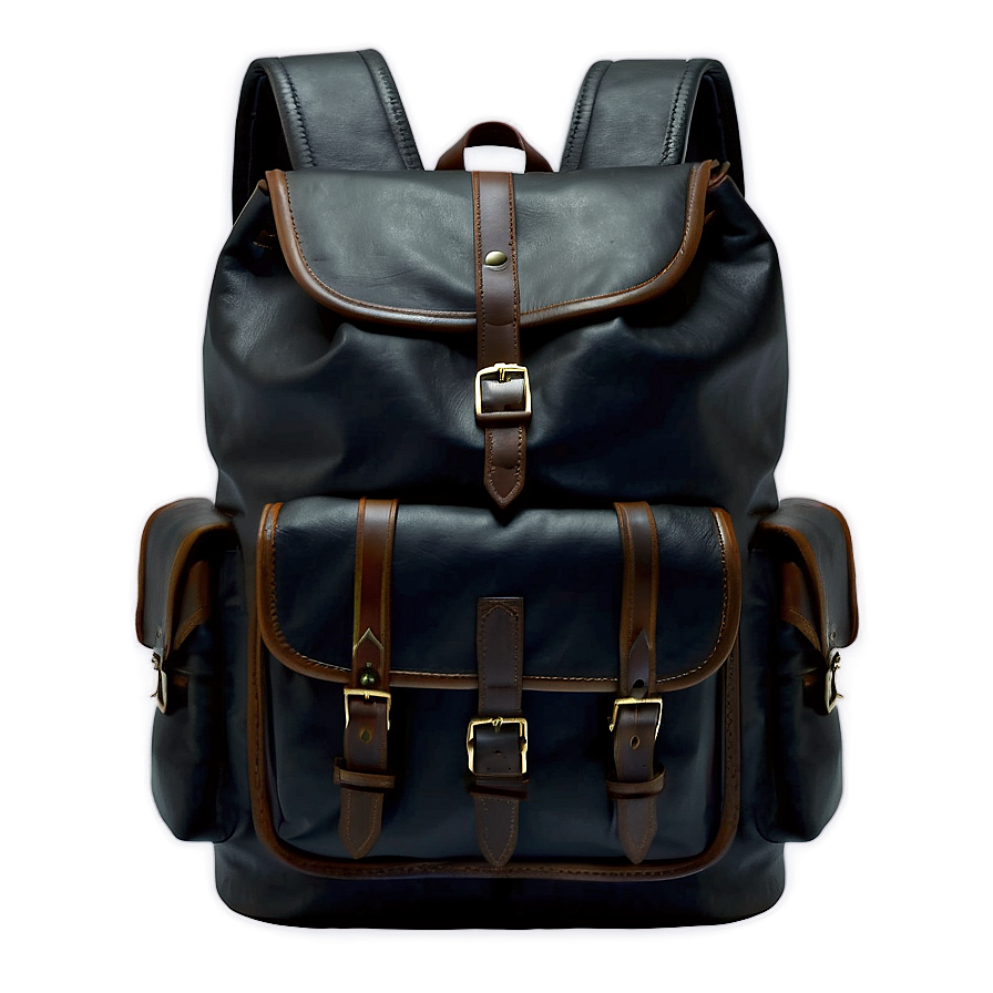 Leather Backpack Png 05252024