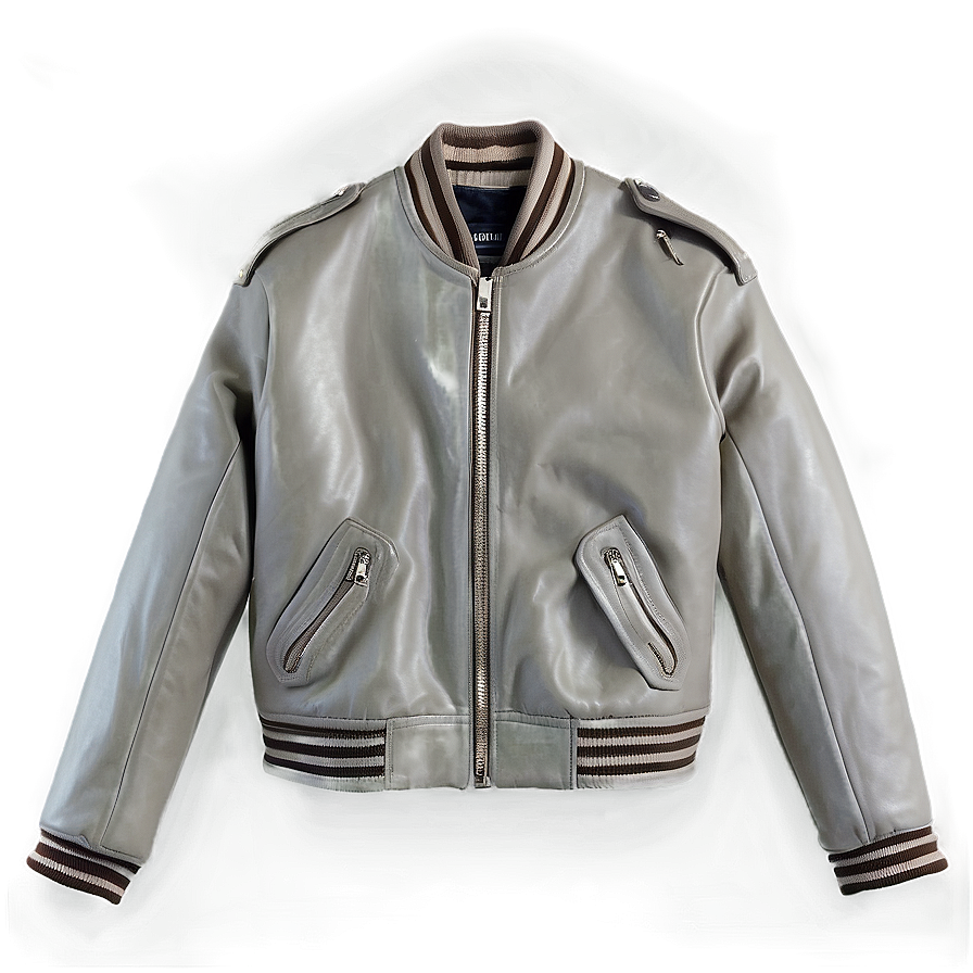 Leather Bomber Jacket Png Yfn82