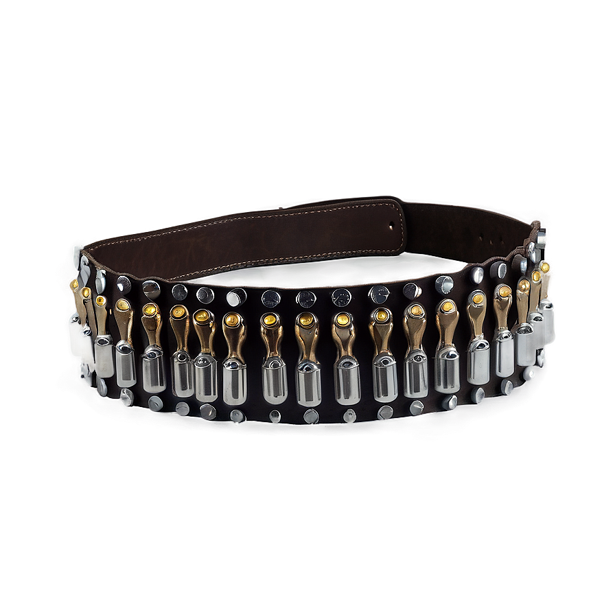 Leather Bullet Belt Png 99