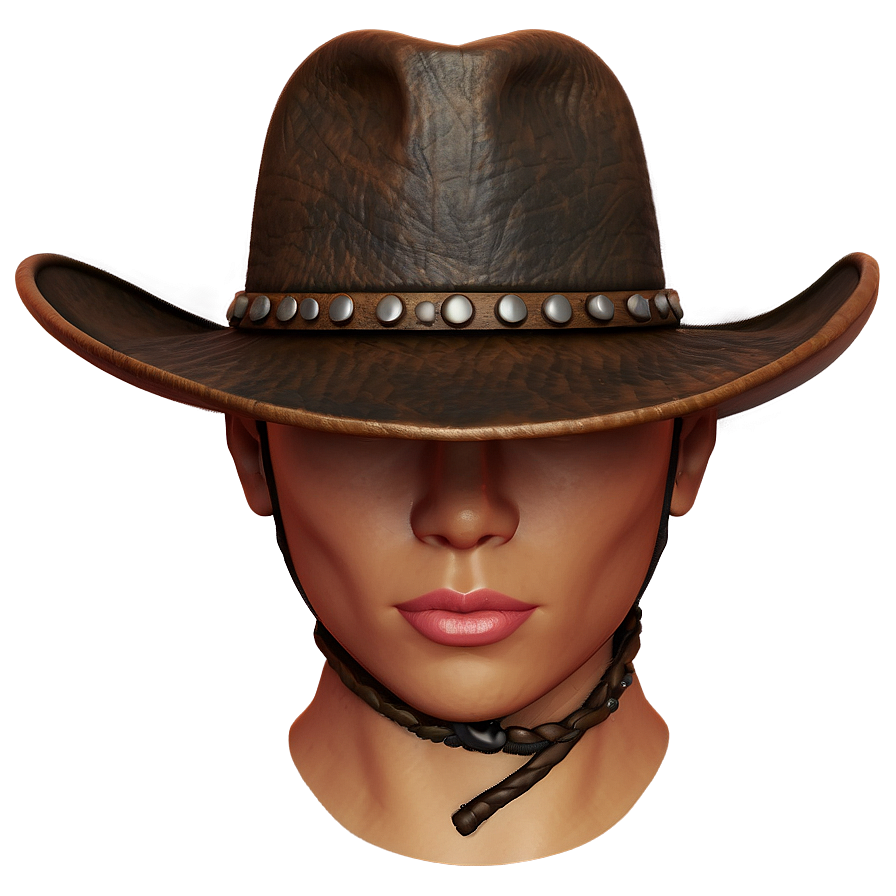 Leather Cowboy Hat Png Hsi