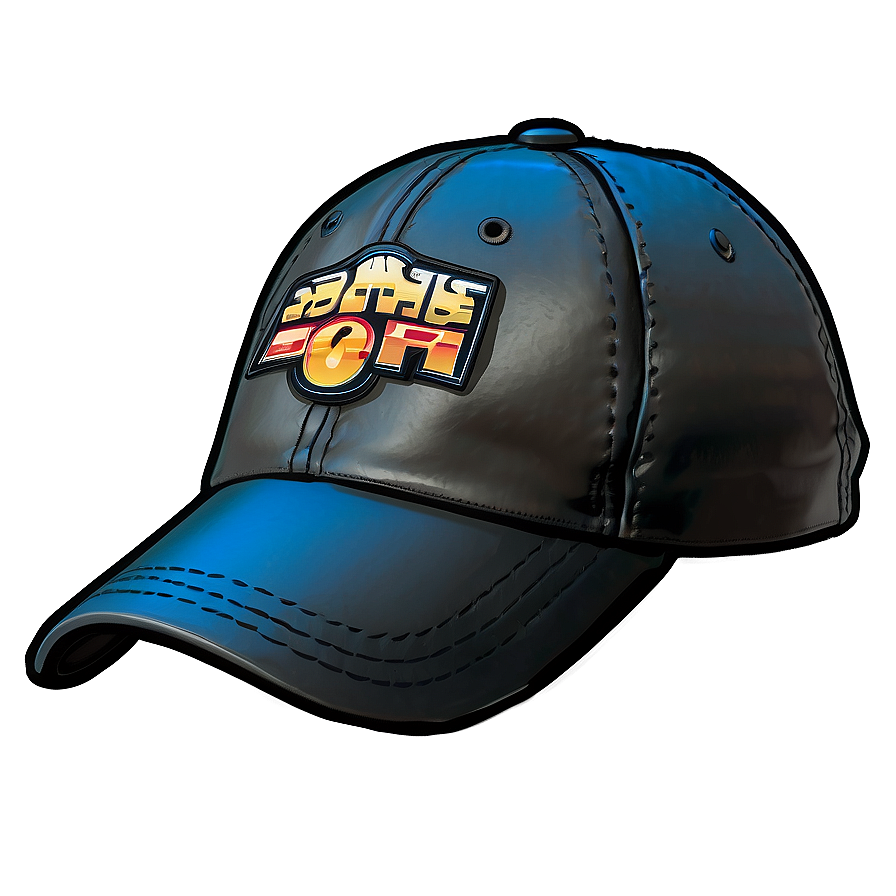 Leather Dad Hat Graphic Png 98