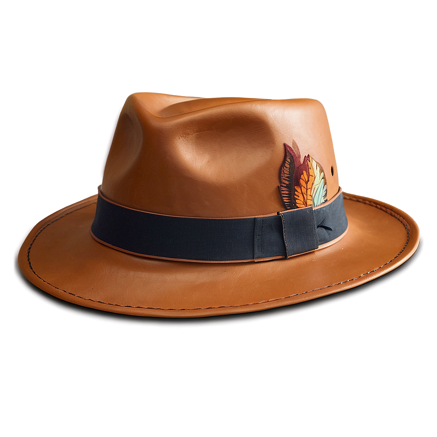 Leather Fedora Png 05252024