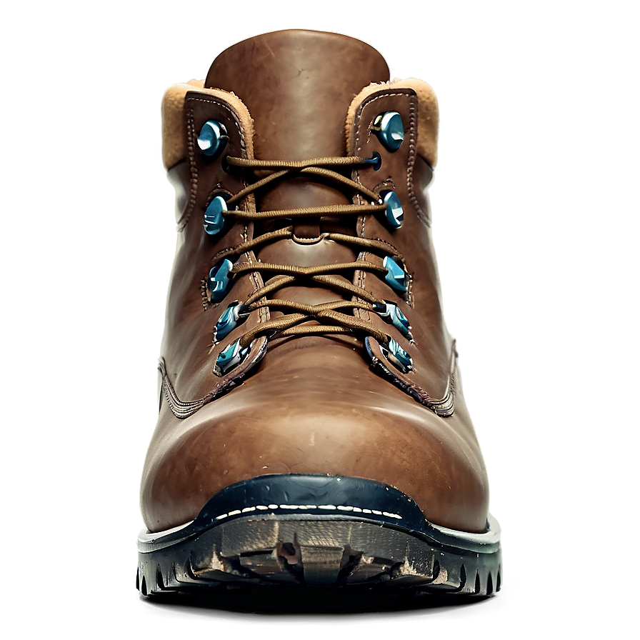 Leather Hiking Boots Png 06282024