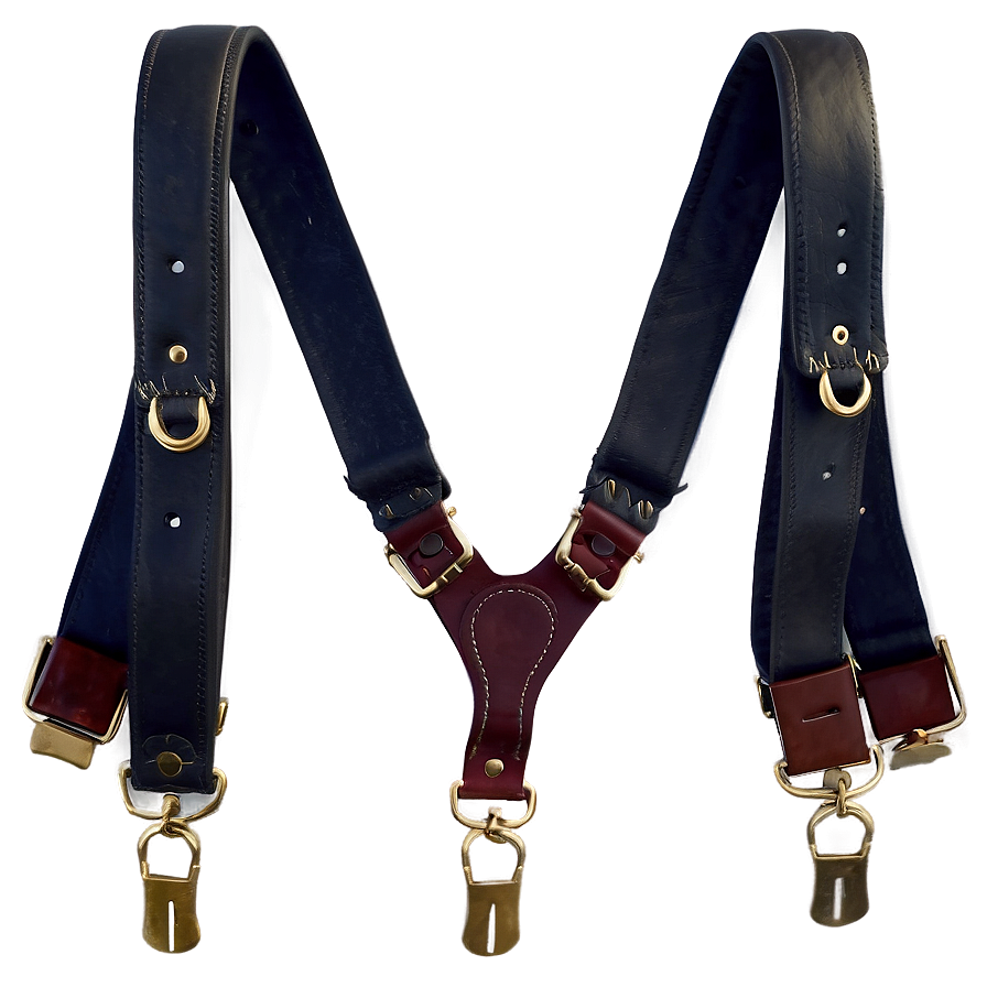 Leather Suspenders Png Ebs