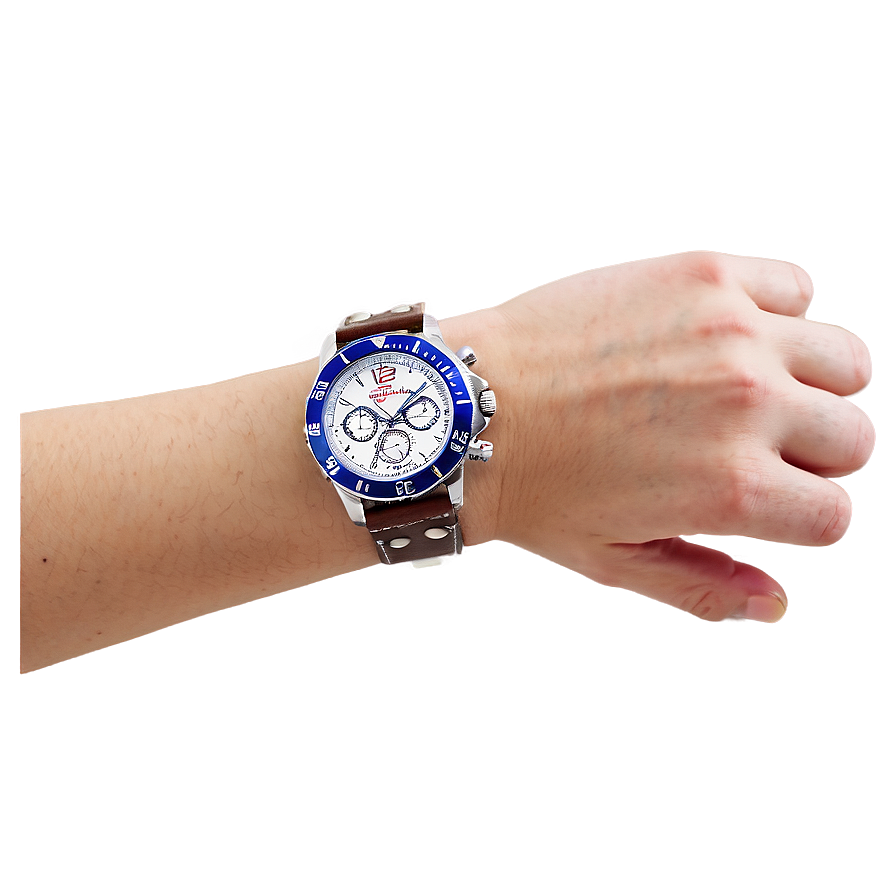 Leather Watch Hands Png 06262024