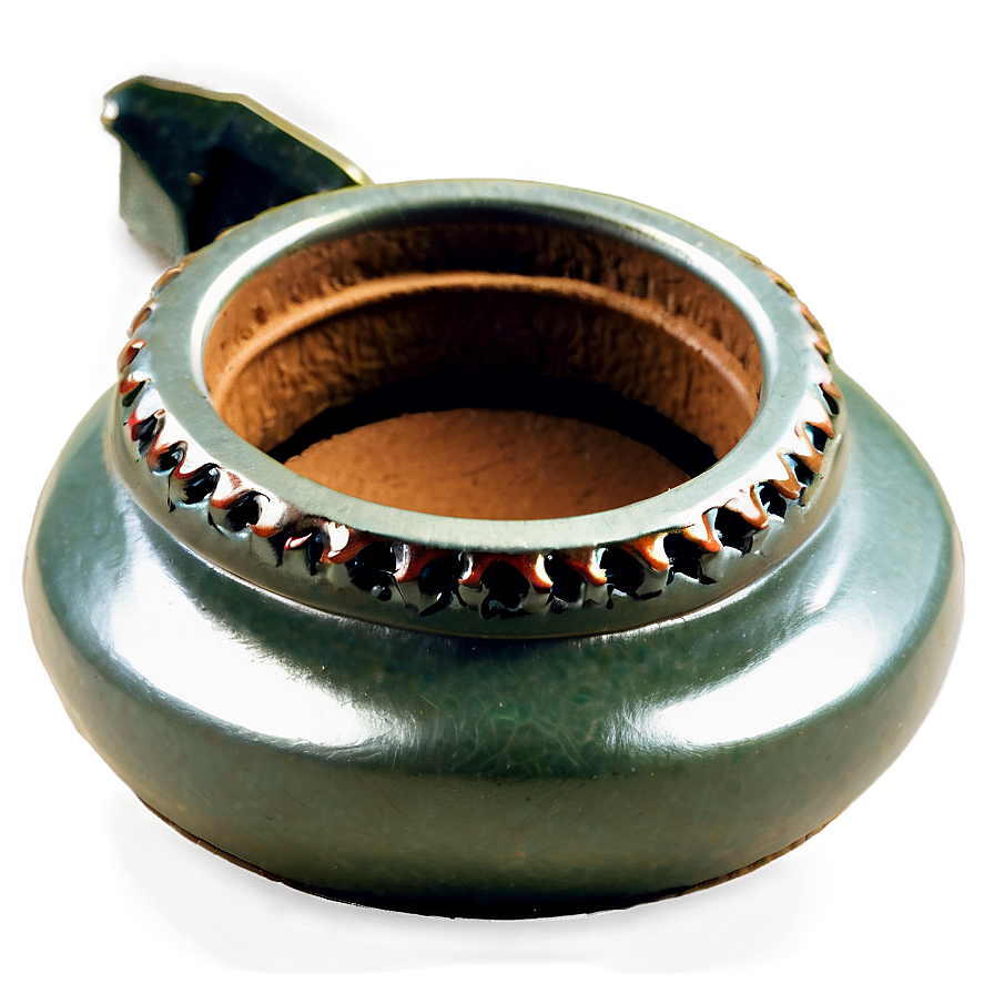 Leather Wrapped Ashtray Png Hkh25