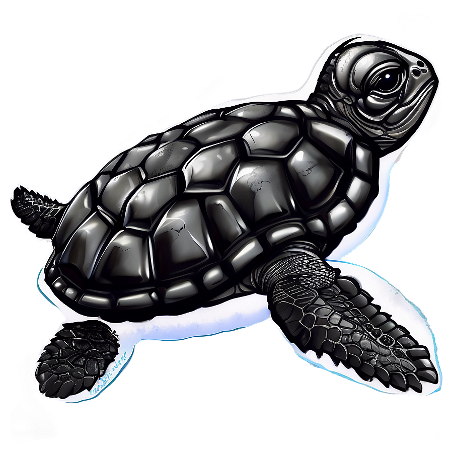 Leatherback Sea Turtle Hatchling Png 06292024