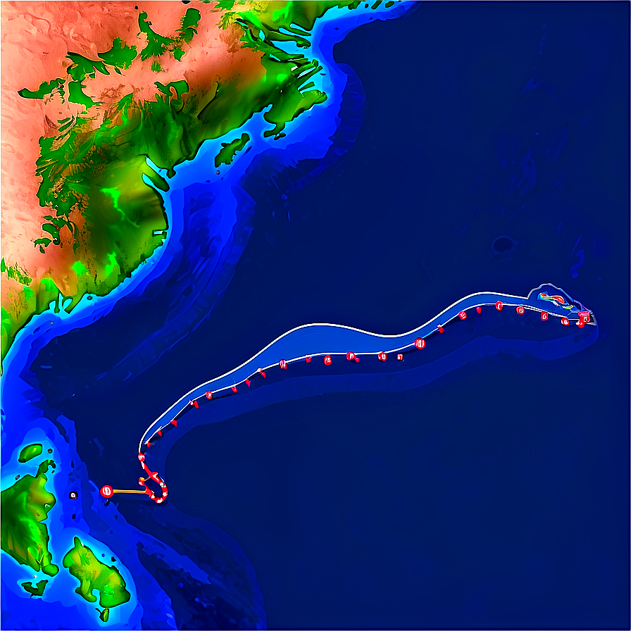 Leatherback Turtle Migration Route Png 06292024