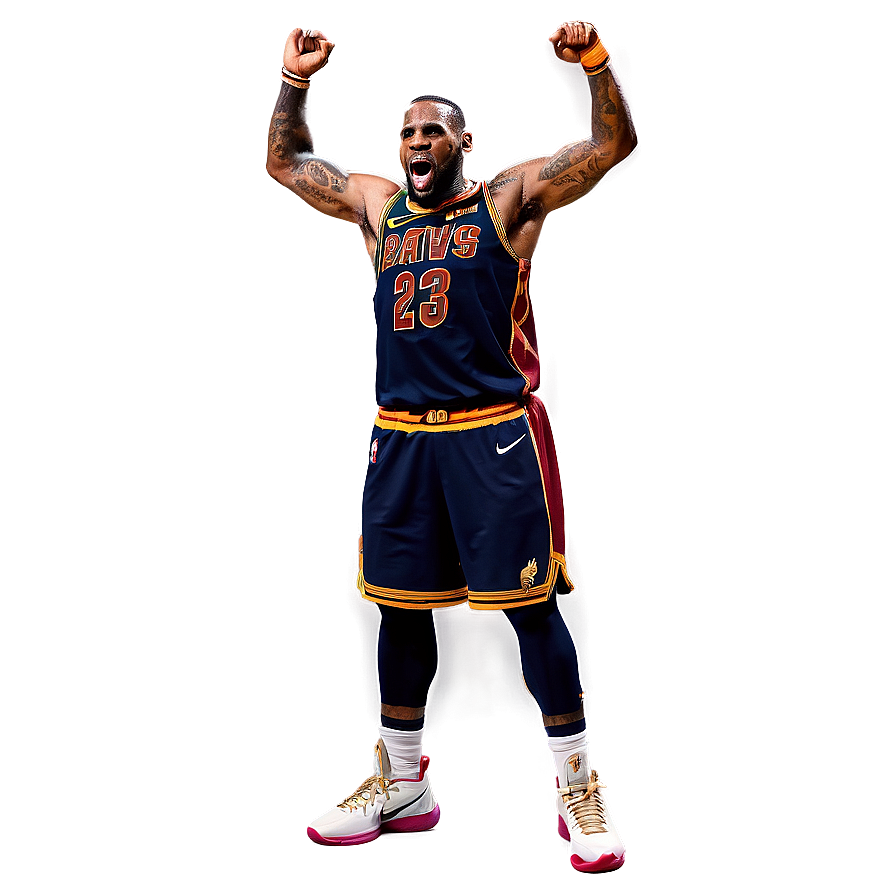 Lebron James Championship Celebration Png 05232024