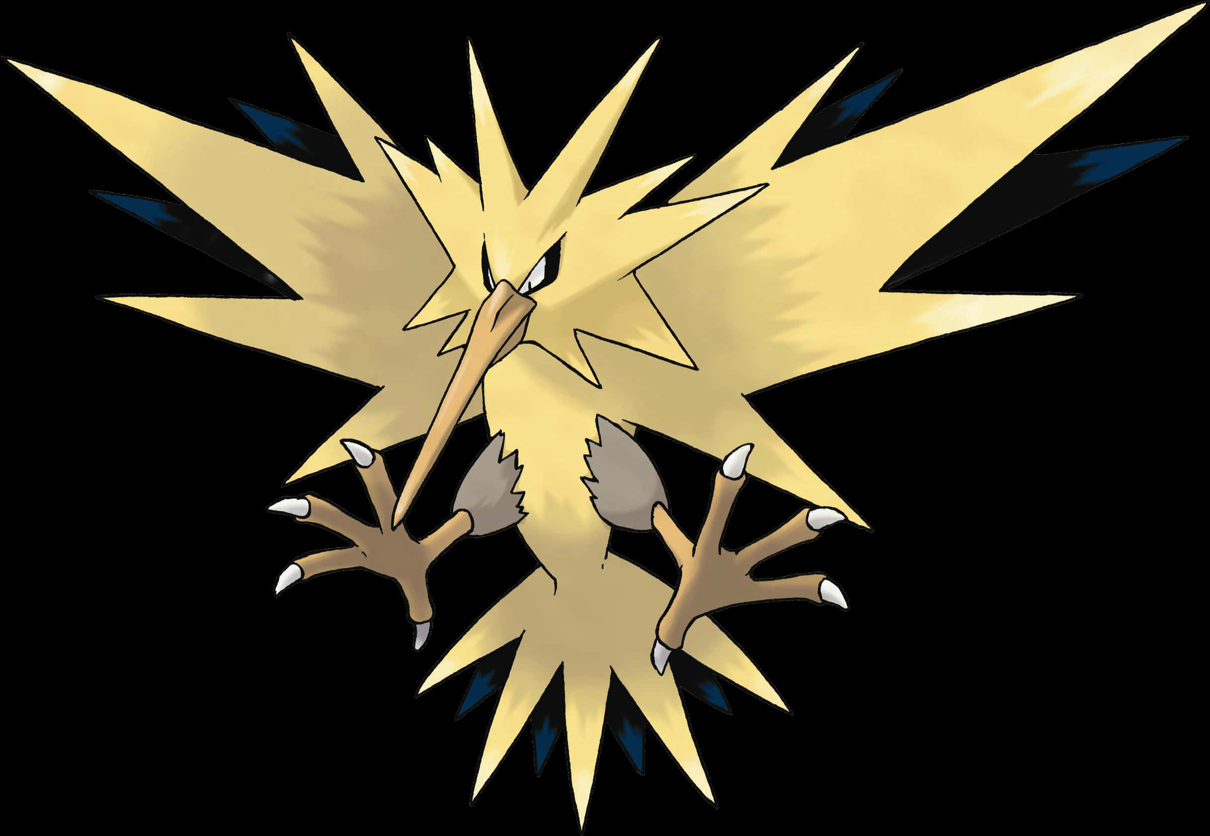 Legendary Electric Bird Pokemon Zapdos