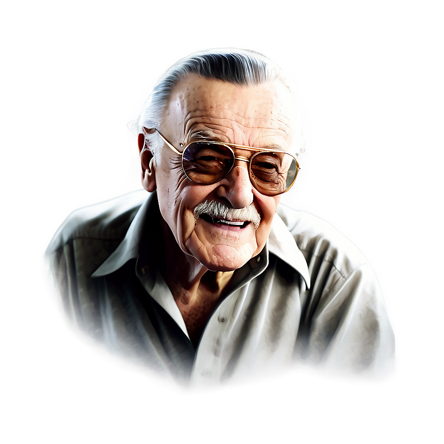 Legendary Stan Lee Illustration Png Uuv