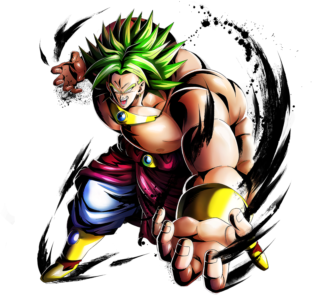 Legendary Super Saiyan Broly Charging Forward.png