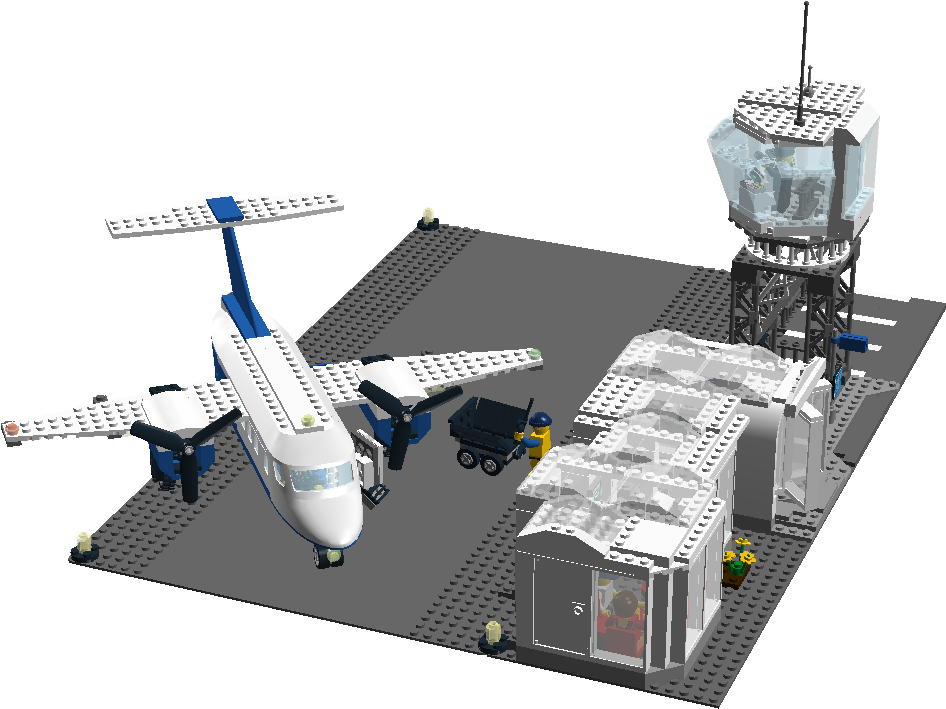 Lego Airport Scene