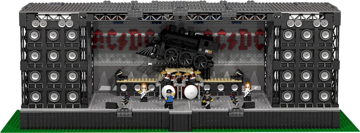 Lego Concert Stage Setup