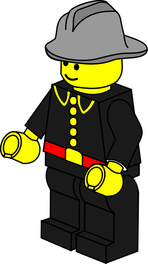 Lego Firefighter Character