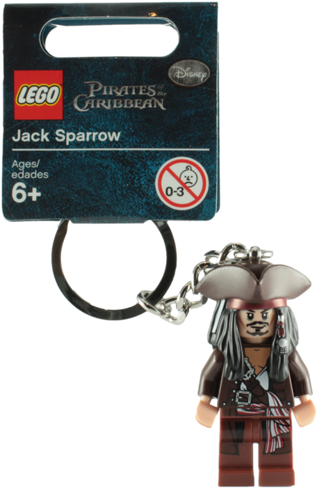 Lego Jack Sparrow Keychain