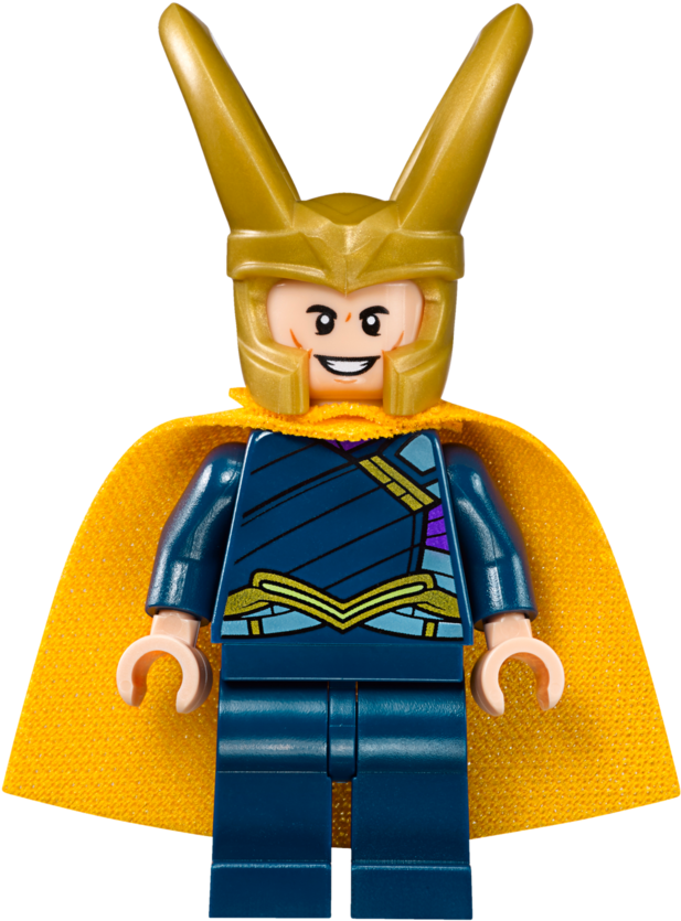 Lego Loki Figure Smiling