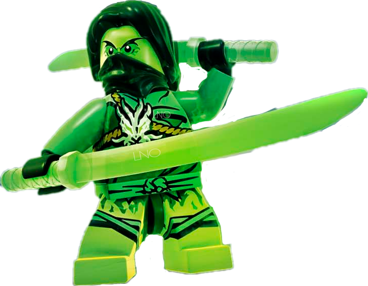 Lego Ninjago Green Ninja Action Pose