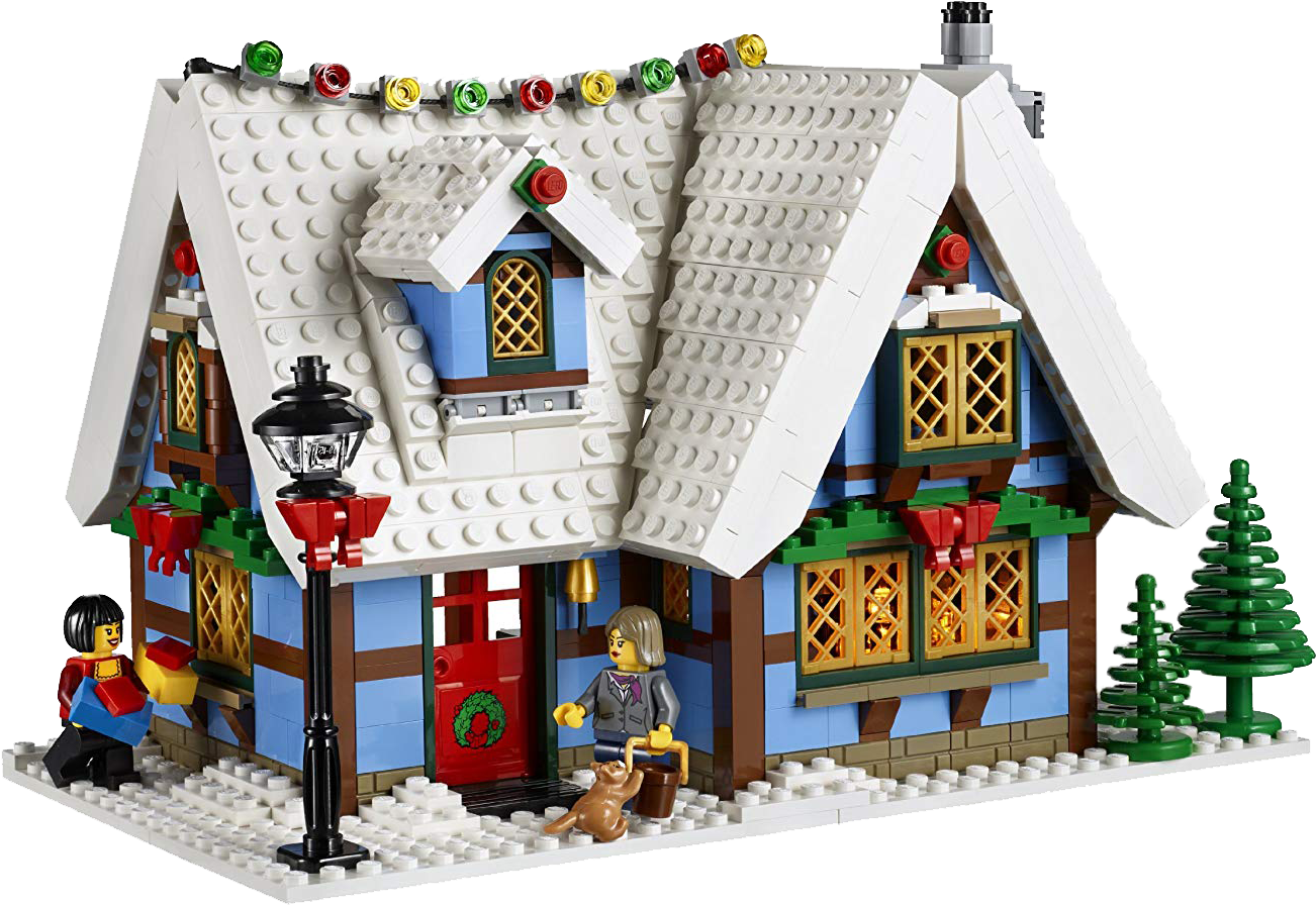 Lego Winter Village Cottage Scene