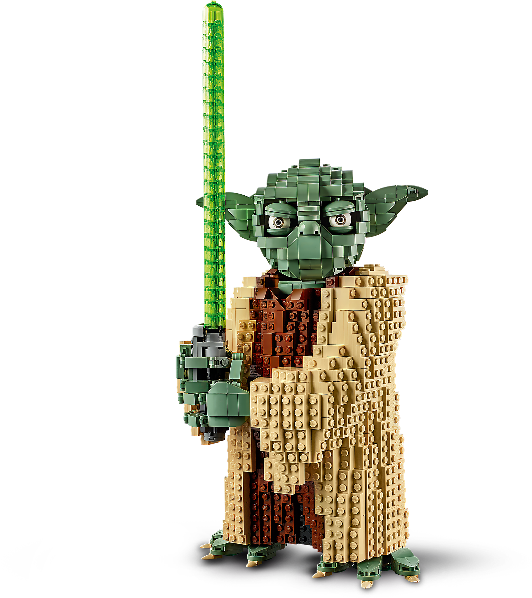 Lego Yoda With Lightsaber